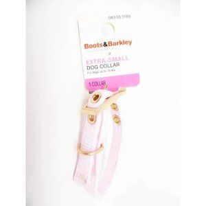 Boots & Barkley Metal Buckle with Adjustable Solid Nylon Dog Collar - XS - Lilac